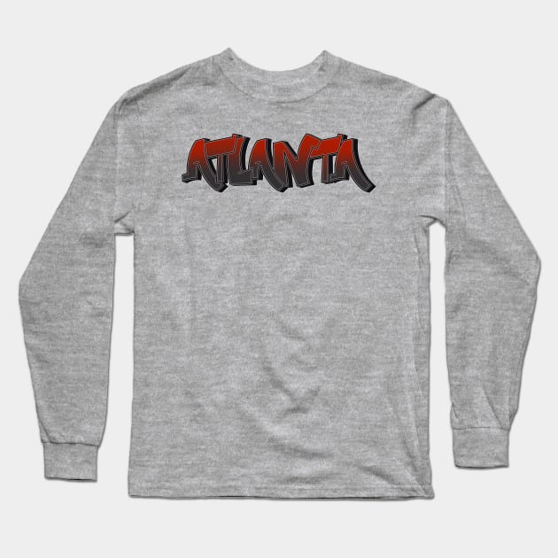 Atlanta Long Sleeve T-Shirt by LetteringByKaren